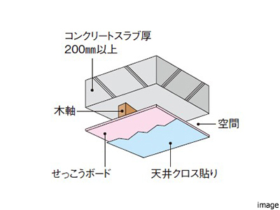 天井構造｜ザ・パークハウス南千里アリーナ